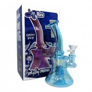Dogg Lbs - Everyday 5" Assorted Electro Plated Water Pipe - with 14M Bowl [DLWP0001]