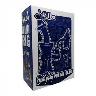 Dogg Lbs - Everyday 6" Assorted Color Mini Rig Water Pipe Box Set with Banger & Carb Cap