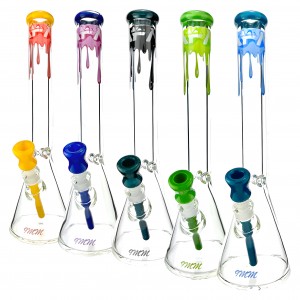 18" AFM Drippy Clear 9mm Glass Beaker Bundle Set*