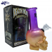 6-inch Spectrum skull bubbler water pipe with Death Row Records branding