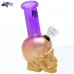 6-inch Spectrum skull bubbler water pipe with Death Row Records branding