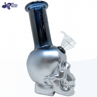 Death Row Records - 6" Skull Bubbler Water Pipe - Spectrum
