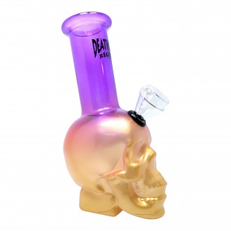 Death Row Records - 6" Skull Bubbler Water Pipe