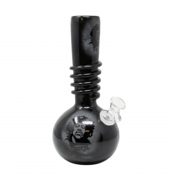 9" Vintage Bubble Base Soft Glass Water Pipe