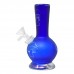 6-inch small apple bottom soft glass water pipe with mushroom accent and stem design