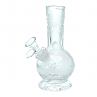 6" Frosted Bubble Base Water Pipe