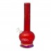 12-inch frosted large bottle soft glass water pipe with sleek design