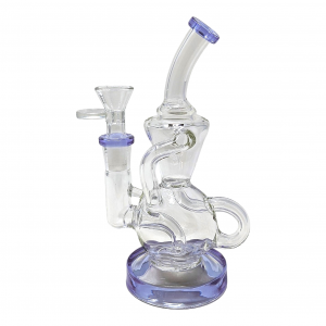 7" Ball Double Recylcer Water Pipe [ES21537]