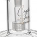 Crystal Series by HPG - 8" Low Profile Down Stem Matrix Perc Water Pipe - [ES2259-BX]
