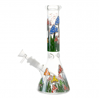 10" Mushroom Magic Beaker Water Pipe - [ES23137}