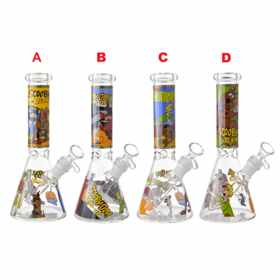 10"  Mystery Puff Crew Ice Catcher Beaker Water Pipe - [ES23220]