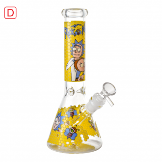 10" Cartoon Hive Ice Catcher Beaker Water Pipe - [ES23223]