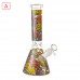 10" Eye-catching Graffiti Art Beaker Water Pipe - [ES25119]