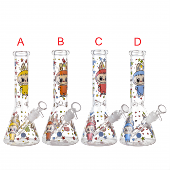10" Bunny Monster Ice Catcher Beaker Water Pipe - Glow in the Dark [ES25267]