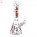 10 Inch Bunny Monster Glow in the Dark Ice Catcher Beaker Water Pipe