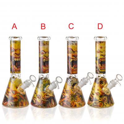 10" Smoke of the Demon Beaker Water Pipe - [ES25276]