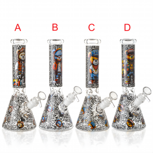 10" Urban Bear Art Beaker Water Pipe - [ES25306]