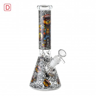 10" Urban Bear Art Beaker Water Pipe - [ES25306]