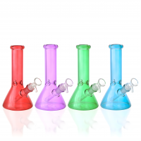 8" Full Color Beaker Water Pipe