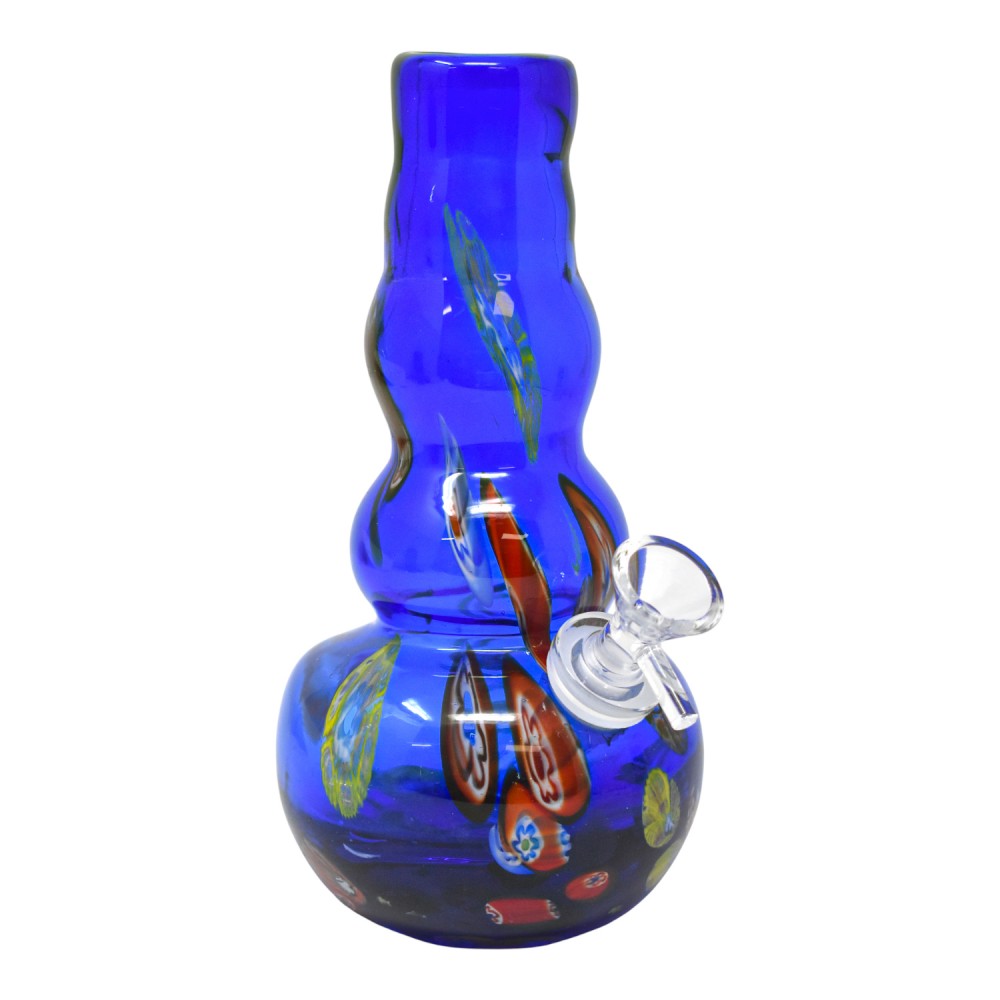 8-inch Multi Bubble Soft Glass Waterpipe – GOG Connection