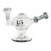 Loud Cloud - 5" Crystalline Orb Matrix Perc Water Pipe [FI-135]