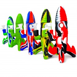 7.7'' Silicone Rocket Water Pipe 14F - [FTWAT018]