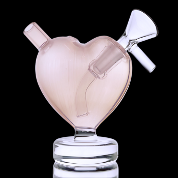 3.2" Valentine Heart Water Pipe w/ 10mm Bowl [FTWAT0635]