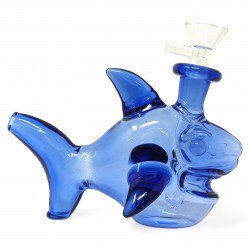 5" Sip in Shark Style: Fins, Flows, & Fierce Delight Water Pipe - [GB723]