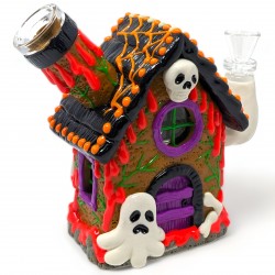 5" Sip The Spook 3D Haunt In Every Puff Glow In The Dark Water Pipe - [GB749]