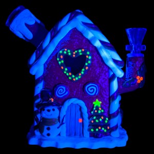 5" Frosty's Flavor Fiesta & Smoking Feats Glow In The Dark Water Pipe - [GB751] 