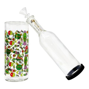High Point Glass - 9.5" Meowgical Mushrooms, Chill Cat Vibes Playful Gravity Water Pipe - [GB771]