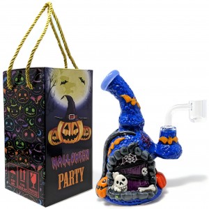 7" 'Creepy Canopy Cottage' Halloween Water Pipe [GB791]