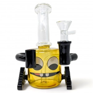 6" TechToke Robotic Look Water Pipe - [GB835]