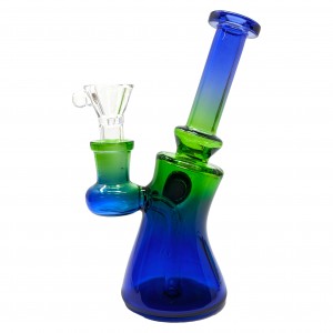 5.5" Chroma Glass W/ Shimmer Clasp Water Pipe [GB919]