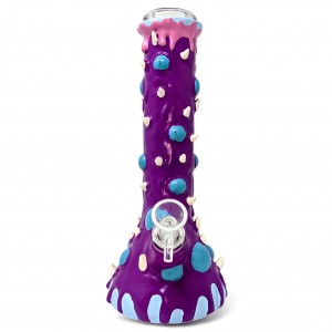 10.5" Nail Symphony Crafted Melting Wax Water Pipe - [H277]