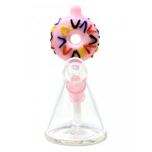 6.5" Color Donut Sugar Rush Water Pipe - [HAJ2210]