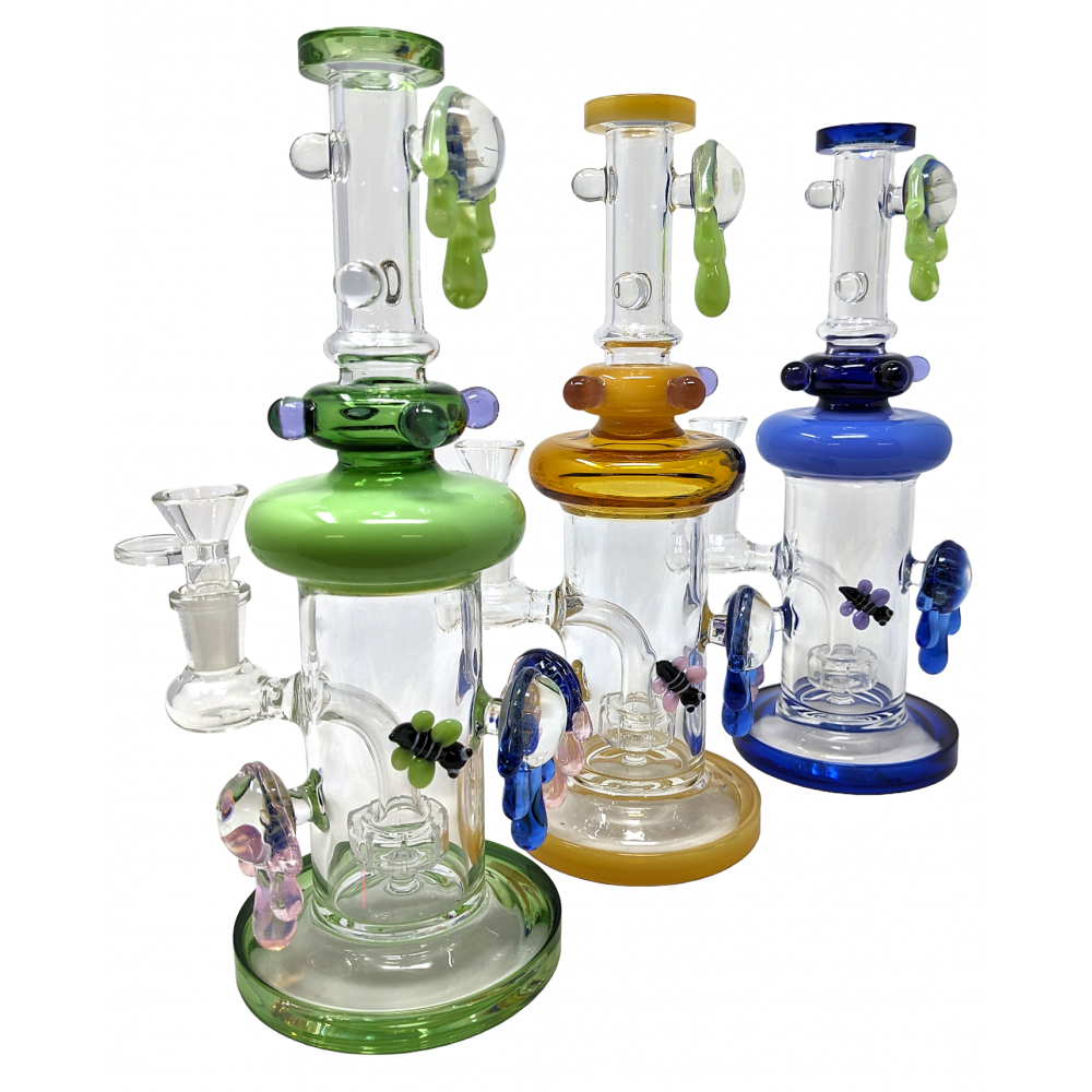 Shop 10" Dripping BeeHive Water Pipe with Vibrant Colors Skygate