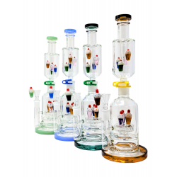 12.5" Detachable Chamber "Scoop Of Fun" Shower Perc Water Pipe - [HAJ2223]
