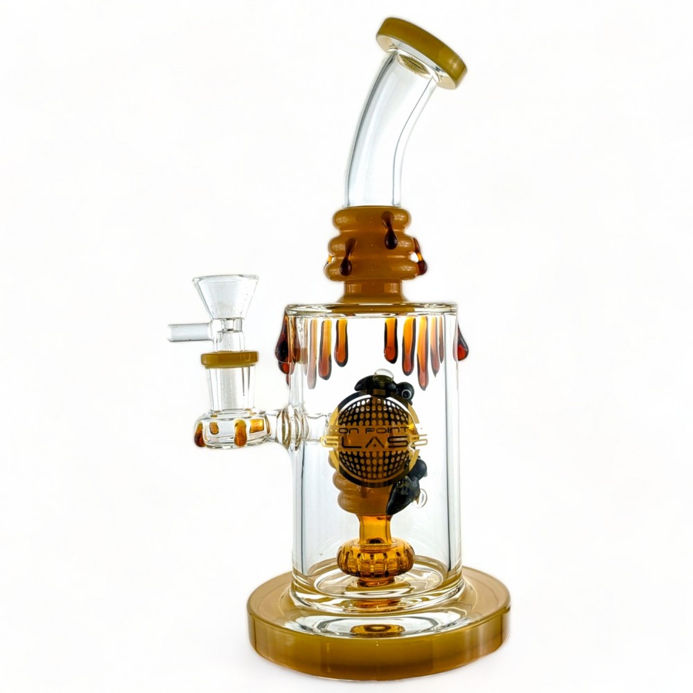 On Point Glass 9" Dive into the Honey HypeBuzzing W/ Flavor Perc