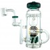 On Point Glass - 6" Pure and Simple-Capsuled Perc Jar Shape Incycler Water Pipe [HAJ2254]