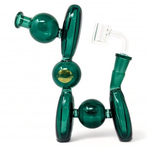 On Point Glass - 7" Poodle Charm - Every Puff Unveils A Tail-Wagging Tale Water Pipe [HAJ2256]