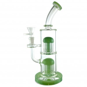 11" Twice the Reinforce Trees Perc, Twice the Pleasure Water Pipe [HAJ2258]