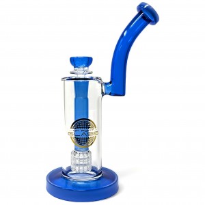 On Point Glass - 9" Wand's Arc of Connection Matrix Perc Water Pipe [HAJ2262]