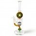 On Point Glass - 11" Circles of Coolness Donut Perc Water Pipe [HAJ2265]