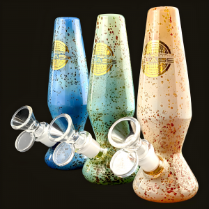 On Point Glass - 6.5" Molten Magic: Fumed Lava Lamp Wonder Water Pipe [HAJ2274]