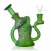 On Point Glass 5.5-Inch Frosted Art Recycler Water Pipe