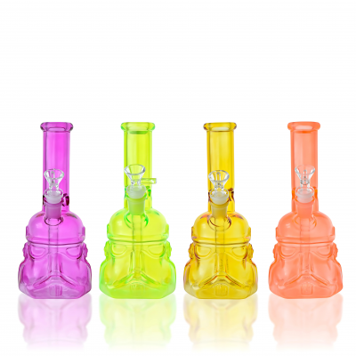 9" Cosmic Empire Helmet Water Pipe - [HAJ250403]