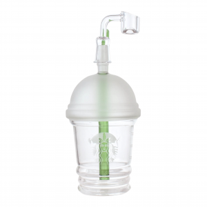 7" Frosted Dome Slush Cup Water Pipe - [HAJ250407]