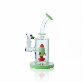 7" Rocket Launch Showerhead Perc Water Pipe