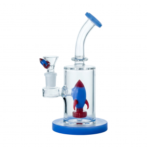 7 inch Rocket Launch showerhead perc glass water pipe